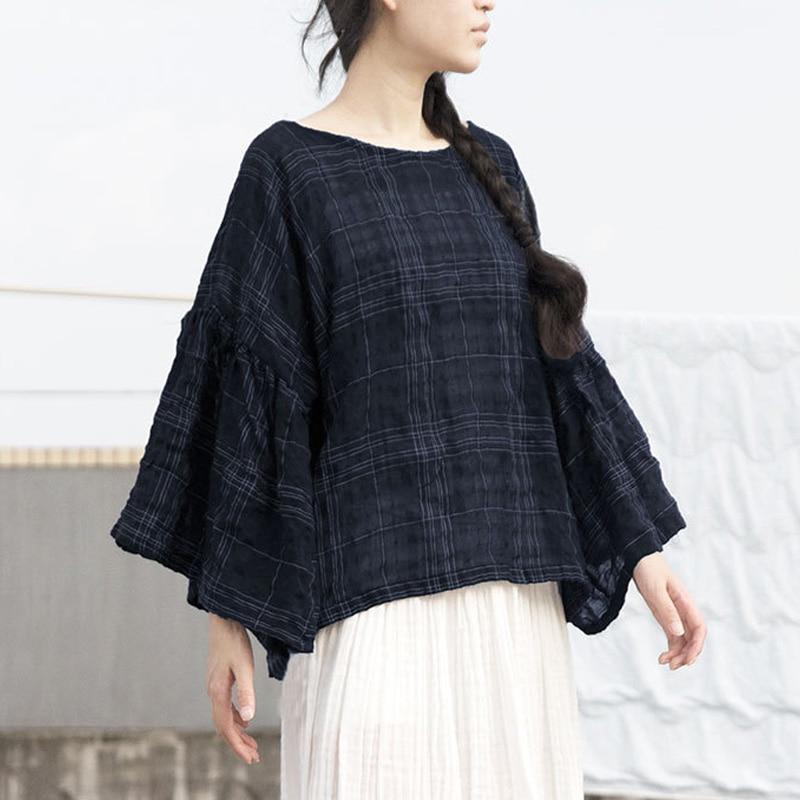 buddha-trends-one-size-navy-blue-butterfly-sleeve-plaid-ramie-shirt-lotus-13701940412481.jpg