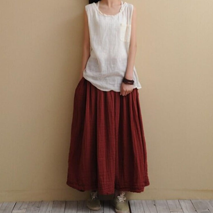 buddha-trends-skirts-jujube-red-s-vintage-cotton-linen-pleated-skirt-14902058319937-1.jpg