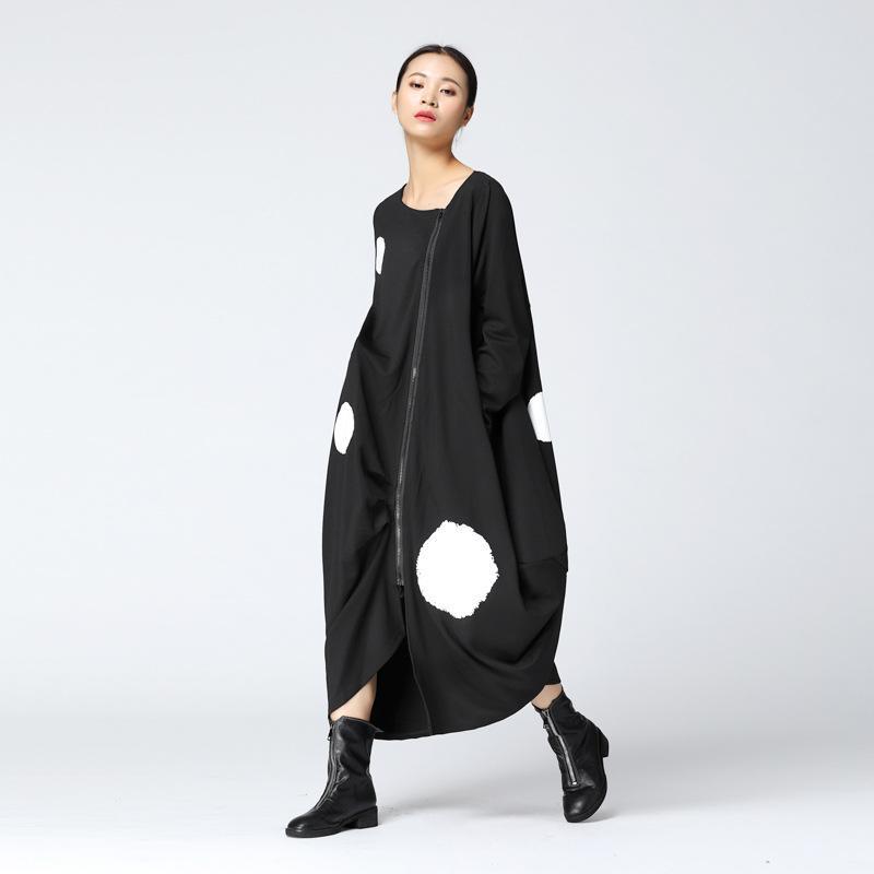 buddha-trends-sweater-dresses-black-one-size-black-and-white-polka-dots-oversized-zip-up-cardigan-13700235493441.jpg